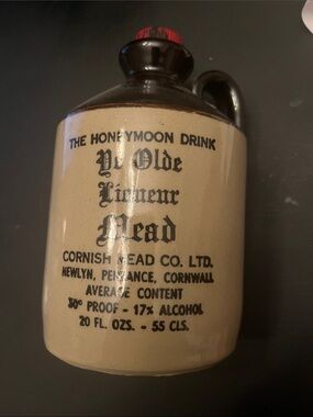 Ye Olde Liqueur Mead Stoneware Jug - Crock